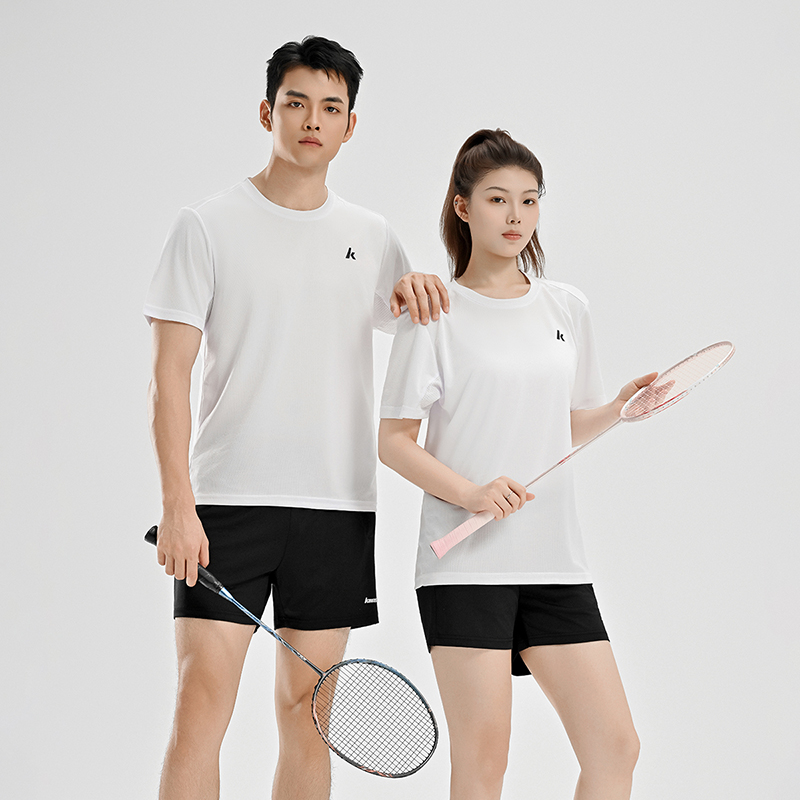 가와사키 남성 커플 배드민턴 세트 반팔 반바지 정장 여 - Badminton Emoji 리뷰 및 가격