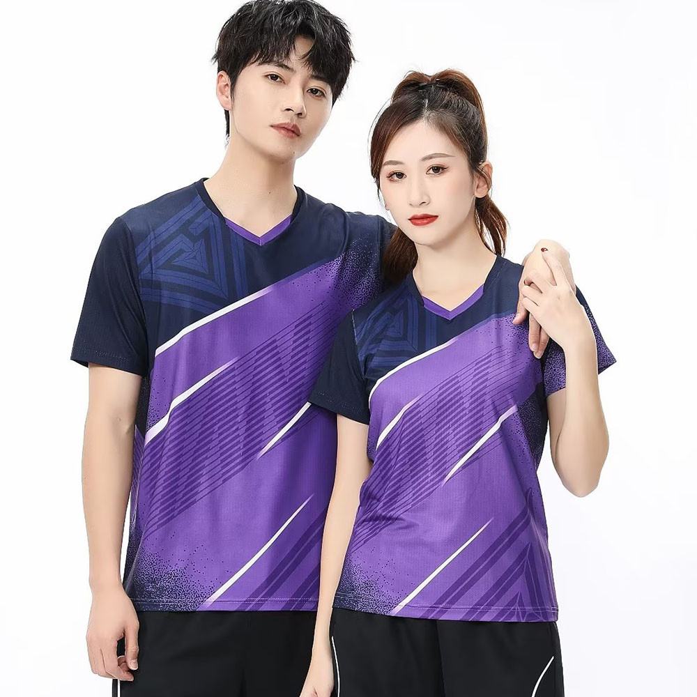 남녀공용 테니스 탁구 티셔츠, 반팔 스포츠 상의, 빠른 - Badminton Emoji 리뷰 및 가격